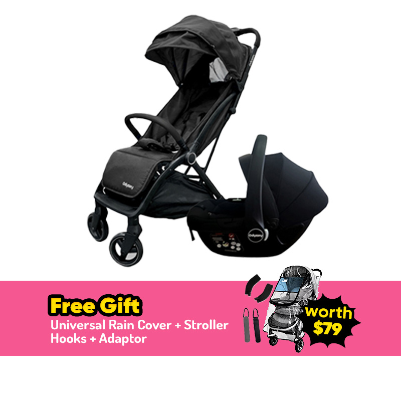 Odyssey Auto Fold Travel System (Stroller + Infant Carseat) + FREE GIFT
